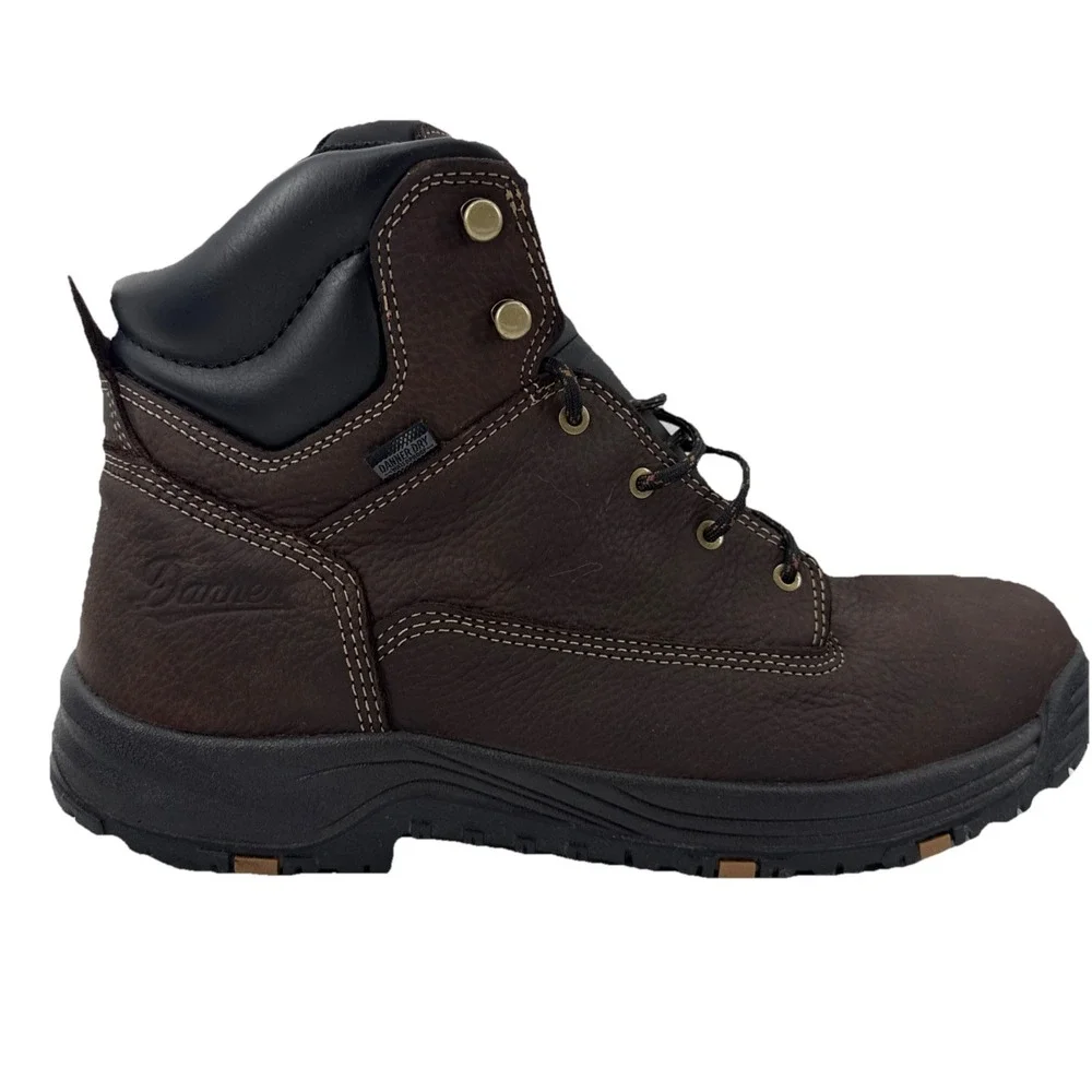 Danner Caliper Boots Mens 13 Brown Leather Waterproof Work Soft Toe EH
